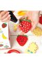 Strawberry and pineapple plastic cooky mold set of 2 - 2