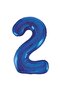 2 Blue 34 Inch Foil Balloons