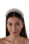 Princess Bridal Zircon Crown with Shiny Zircon Stone Special Design Bridal Wedding Henna Crown - 6