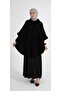 Design Abaya Tricot Poncho with Zircon Stone and Pearl Detail 02