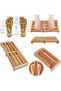 Natural Wood Foot Massager: Reflexology Massage for Healthy Life, Energy Balance Tool for Stress Relieving - 3