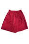 Girl's Button Detailed Red Shorts Skirt 23 April 29 October 10 November Performance Skirt - 4