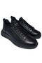 Lace-Up Stretch Floater Model Striped Genuine Leather Men's Casual Shoes 20224 - 3