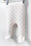 5 Piece Newborn Bodysuit Set Hospital Release Ribbed Ecru Fabric with Red Hearts Boxed 100% Bombinoo - 5
