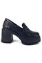 3765 Genuine Leather Casual Women's Shoes-Black - 2