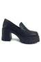 3765 Genuine Leather Casual Women's Shoes-Black - 3