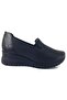 3520 Genuine Leather Casual Women's Shoes-Black - 2