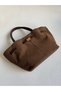 Leo Model Hand and Women Shoulder Bag Bitter Coffee - 2