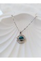 Silver Steel Necklace Sky Necklace Steel Necklace Galaxy Necklace