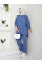 Wonderful Rib Detailed Knitwear, Comfortable and Stylish Trousers, Double Set
