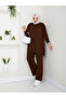Wonderful Rib Detailed Knitwear, Comfortable and Stylish Trousers, Double Set - 3