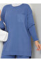 Wonderful Rib Detailed Knitwear, Comfortable and Stylish Trousers, Double Set - 7