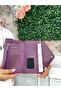 Leather Women's Wallet with Phone Compartment, Cash and Coin Compartments, Wrist/Hand Strap Wallet - 2