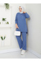 Wonderful Rib Detailed Knitwear, Comfortable and Stylish Trousers, Double Set - 4
