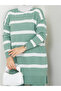Wonderful Striped Knitwear, Comfortable and Stylish Trousers, Two-Piece Suit - 8