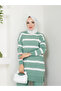 Wonderful Striped Knitwear, Comfortable and Stylish Trousers, Two-Piece Suit - 6