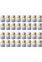 32 Pieces Feather Collection - 60 Sheets Spare Rolls Without Handles
