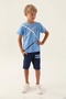 U.S. Polo Assn Licensed 4-14 Years Times Navy Blue Boy Bermuda Suit USPA&BNT1013