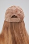 Winter Furry Women's Plush Cap Hat Baseball Standard Hat - 7