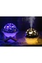 Saturn Table Lamp and Air Humidifier, White, 14X11, - 3
