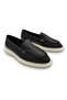 Genuine Leather Black Women's Winter Shoes - 7