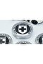 Hre Performance Black and White Wheel Hub Cover Set 60mm - 3