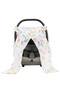 Muslin Baby Carrier - Flowers Stroller Cover - 2