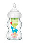 Dr. Browns Wide Mouth Anti-Colic Elephant Patterned Glass Baby Bottle 150 ml