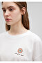 White Crop T-Shirt - Back Print, Short Cut1612318-70057 - 5