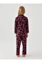 Roly Poly Girls Waitress Shirt 9-14 Years Pajama Set - Black - 3