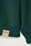 Zümrüt Oversize/Geniş Kesim Dik Yaka Fermuarlı Etiketli İçi Polarlı Sweatshirt TMNAW25SW00168 - 7