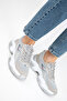 Women's Gray Sneaker - Model 19707 - 2