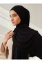 Small Premium Jersey Shawl |   Color: Black |   Size: 150X50 cm |   Hijab