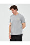 Graphic T-Shirt m Short Sleeve Men's Gray Tshirt S241054-036 - 3