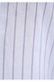 Linen Blended Striped Blue Shirt Slim Fit / Slim Fit 0211142 -70813 - 6