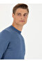 Dark Blue Slim Fit Quarter Turtleneck Knitwear Sweater 50276521-Vr032 - 2