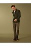 Khaki Regular Fit Long Sleeve Velvet Shirt 50276943-Vr027