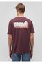 Claret Red T-Shirt - Logo Print, Loose Fit 0612358 -70260 - 4