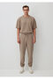 Brown Sweatpants - 0010342 -70321 Basic Model - 4
