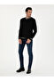Black Slim Fit Wool Blend Crew Neck Knitwear Sweater 50271571-Vr046 - 4