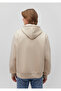 Seal Logo Printed Hooded Beige Sweatshirt 0S10192-70143 - 4