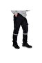 Single Reflective 7X7 Gabardine Winter Work Trousers Navy Blue