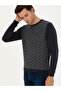 Anthracite Slim Fit 100% Cotton Crew Neck Knitwear Sweater 50234955-Vr006 - 3