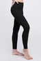 High Waist Printed Flexible and Waist Basen Recoiler Sports Fitness Pilates Yoga Black Leggings - 5