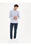 Dark Blue Slim Fit Cotton Blended Jean Pants 50284455-Vr032 - 3