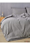 Line Striped Children and Youth Single Cotton Elastic Duvet Cover Set