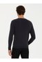 Anthracite Slim Fit 100% Cotton Crew Neck Knitwear Sweater 50234971-Vr006 - 5