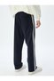 Sweatpants with Lace-Up Waistband, Pocket Details, Ribbed Cotton Blend - 4
