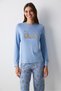 Have Fun Thermal Hellblau Pyjama Top - 2