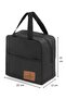 Thermal Coated Lunch Box 5.8 Lt (Hot/Cold) Black Travel, Camping and Picnic Bag - 7